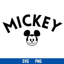 Mickey Head Svg, Mickey Mouse Svg, Disney Svg, Png Digital File