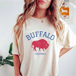 Buffalo Comfort Colors Shirt, Buffalo Shirt, Buffalo Football Shirt, Allen Shirt, Diggs Shirt, Oversized Buffalo T-Shirt