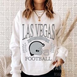 Vintage Style Las Vegas Football Sweatshirt, Raiders Crewneck, Las Vegas Football, Raiders Sweatshirt, Las Vegas Crewnec