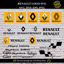 RENAULT Logo SVG Vector Digital product - instant download
