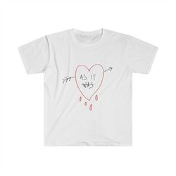 As It Was Fine Line Heart T-Shirt - Harry Styles Inspired