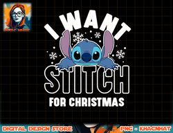Disney - Lilo & Stitch I Want Stitch For Christmas png