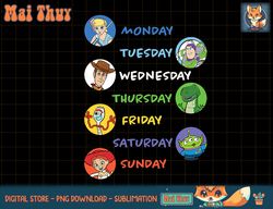 Toy Story - Days of The Week T-Shirt copy png