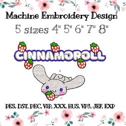 Embroidery design CINNAMOROLL