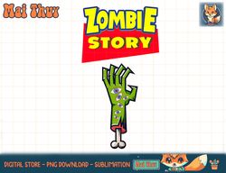 Zombie Story Halloween Zombies Toy Fun Animated Graphic T-Shirt copy png