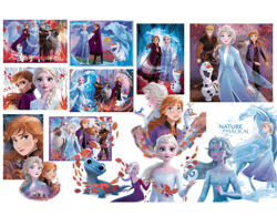 Frozen 2 Elsa and Anna 43 Clipart Images including 10 images with transparent background
