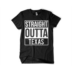 Straight outta Texas  parody shirt Funny All states Dallas Cowboys Houston Texans Mavericks Astros Rangers  Spurs Rocket