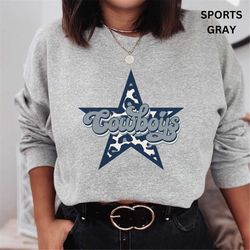 Dallas Football Sweatshirt,Dallas Cowboys Est 1960 Sweater,Vintage Style Dallas Football Shirt, Dallas Football Fans,Foo
