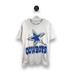 Vintage 90s Dallas Cowboys Apex One NFL T-Shirt Size XL Distressed Made USA