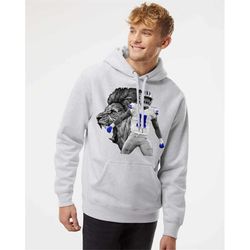 Micah Parsons LION Dallas Cowboys Super Heavyweight Hoodies and Crewnecks (Independent Trading Co.)