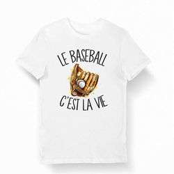 baseball | t-shirt baseball t-shirt baseball it's life bio men's t-shirt children's and body baby