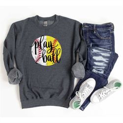 Baseball Mom Shirts, Baseball Sweatshirt, Softball Shirt, Softball Mom TShirt, Baseball Shirts for Women, Softball Sweat