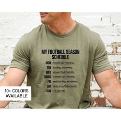 funny football shirt for men, nfl gameday tshirt for football lover, sunday football season t-shirt for him, tailgating