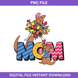 Roo Mom Png, Cartoon Mom Png, Cartoon Mother's Day Png Digital File
