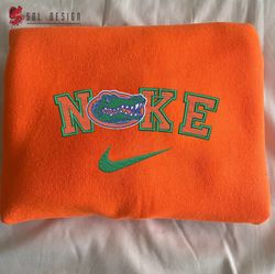 Nike Florida Gators Embroidered Sweatshirt, NCAA Embroidered Sweater, Florida Gators Shirt, Unisex Shirts