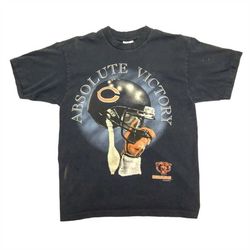 Vintage Chicago Bears Absolute Victory T-Shirt Size Large 1994 90s NFL