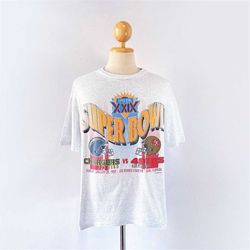 90s SF 49ers Vs San Diego Chargers NFL Football T-shirt (size XL)