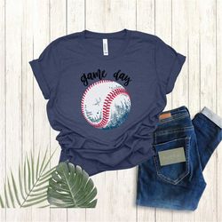 Baseball Game Day Shirt, Baseball Mom Shirt, Funny Baseball Mom Shirt, Baseball Mama T-Shirt
