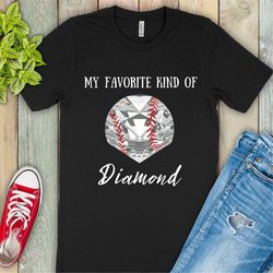 Cute Baseball Tshirt, Baseball Diamond, Baseball Mom Shirt, Rhinestone Baseball Field Graphic Tee, Love Baseball Shirt,