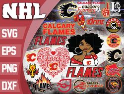 Calgary Flames bundle nhl svg , nhl svg , Instant Download