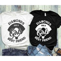 baseball mom shirt softball mom shirt softball shirt baseball shirt diamonds are a girls best friend shirt gift for mom