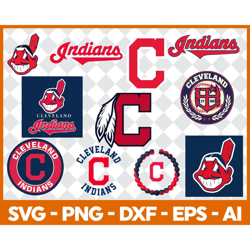 Cleveland Indians Baseball Team Svg