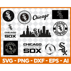 Chicago White Sox Baseball Team Svg