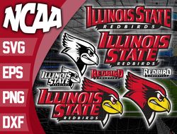 Logo Illinois State Redbirds 2 bundle ncaa svg, ncaa svg ,Instant downdload