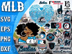 Miami Marlins bundle mlb svg , mlb svg , Instant Download
