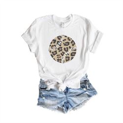 leopard baseball shirt, baseball shirts for women, baseball mom shirts, baseball shirt womens softball shirt cheetah bal