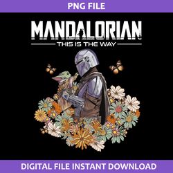 Mandalorian This Is The Way Png, Boba Fett and Yoda Png, Star Wars Png Digital File