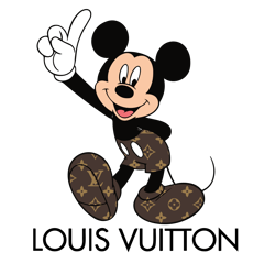 Louis Vuitton Mickey Mouse fashion Svg, Louis Vuitton brand Logo Svg, Lv Logo Fashion Logo Svg File Cut Digital Download
