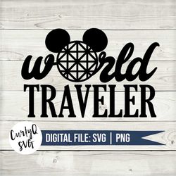 SVG, world traveler, mickey, minnie, castle, dole whip, animal, kingdom, magical, happy place, digital download, cricut,