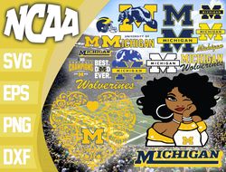 Michigan Wolverines bundle ncaa svg, ncaa svg, Instant Download