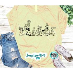 Winnie the Pooh SVG Hundred Acre Woods Honey Shirt Hand Lettered Clipart Silhouette Download Pooh SVG Shirts Digital Fil