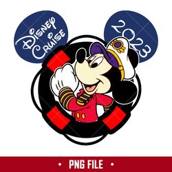 Disney Cruise 2023 Png, Mickey Cruise Png, Mickey Captain Png, Disney Png Digital File