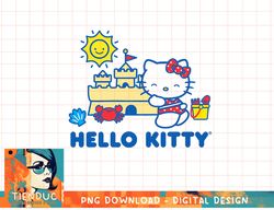 Hello Kitty Beach Fun Sandcastle Summer T-Shirt copy png
