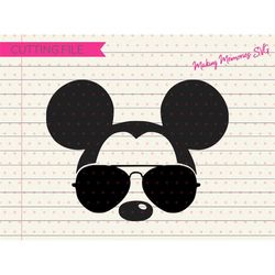 Mickey mouse sunglasses svg, mickey mouse sunglasses svg, Mickey mouse head svg, cutting files for cricut silhouette