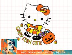 Hello Kitty Candy Corn Cutie Halloween T-Shirt copy png