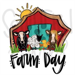 Farm Day | Sublimation Design | Digital Download | Womens, Kids Shirt PNG