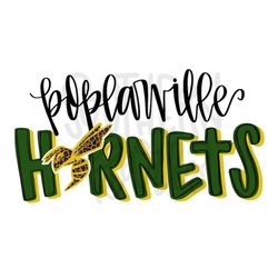 Poplarville Hornets | Sublimation Design | Digital Download | Womens, Kids Shirt PNG