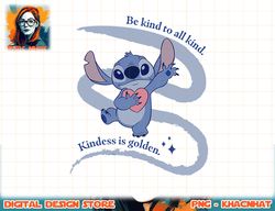 Disney Lilo & Stitch Kindness is Golden T-Shirt copy png