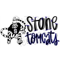 Stone Tomcats | Sublimation Design | Digital Download | Womens, Kids Shirt PNG