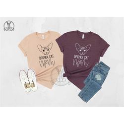 Hairless Cat Shirt, Cat Mom Shirt, Sphynx Cat Mom Shirt, Sphynx Lover Gift, Gift for Cat Mom, Cat Owner Tshirt, Gift for