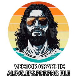 Jesus Christ  Vector Graphic SVG.AI.EPS.PDF.PNG DOWNLOAD DIGITAL FILE SUBLIMATION