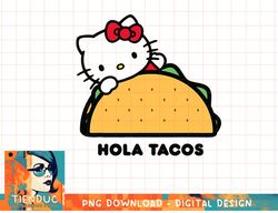 Hello Kitty Hola Tacos T-Shirt copy png