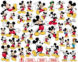 disney mickey mouse svg bundle, mickey mouse clubhouse svg png
