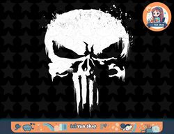 Marvel Punisher White Paint Splatter Skull Graphic T-Shirt T-Shirt copy