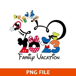 Disney Family Vacation 2023 Png, Disney Family 2023 Mickey Ears Png, Disney Png Digital File