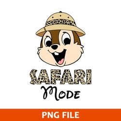 Chip N Safari Mode Png, Disney Safari Mode Png, Aninmal Kingdom Png, Disney Png Digital File